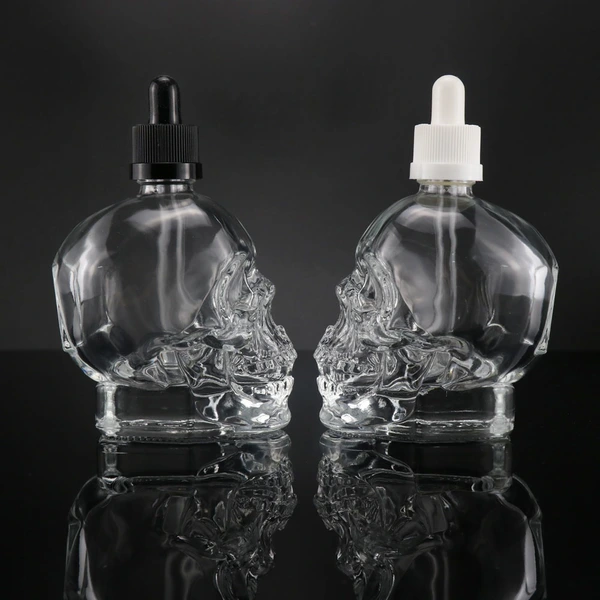 skull dropper bottle for beard oil