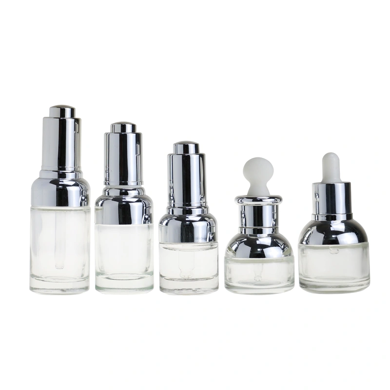1oz perfume cream glass dropper serum toner dropper  bottle