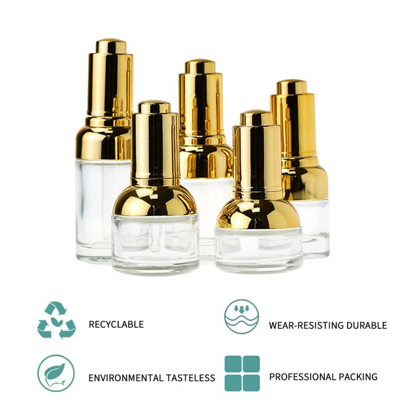 1oz perfume cream glass dropper serum toner dropper  bottle