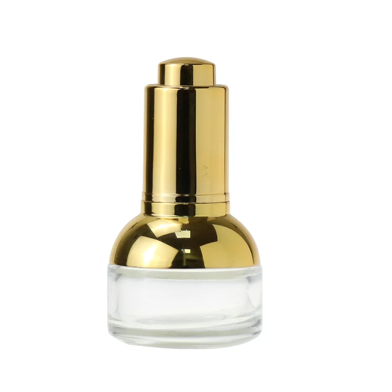  UV gold1oz customized glass dropper essential oil bottle