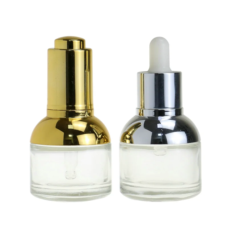 1oz perfume cream glass dropper serum toner dropper  bottle