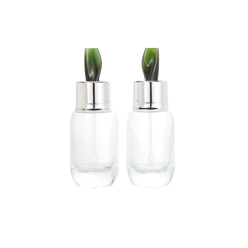 luxury glass dropper serum bottle