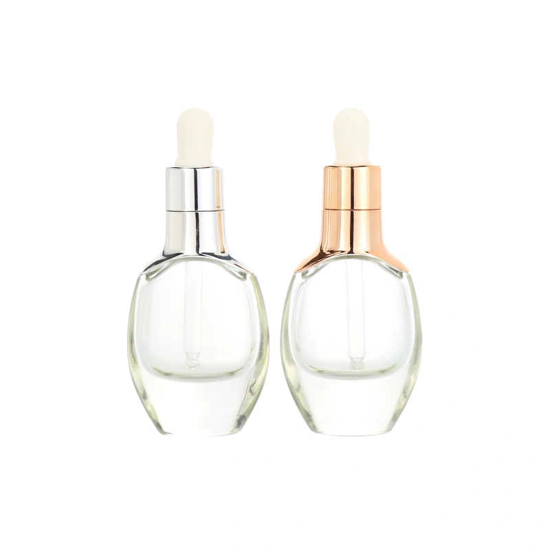 luxury glass dropper serum bottle