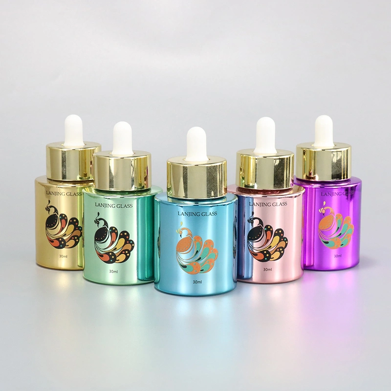 thick perfume cream glass dropper serum toner dropper  bottle