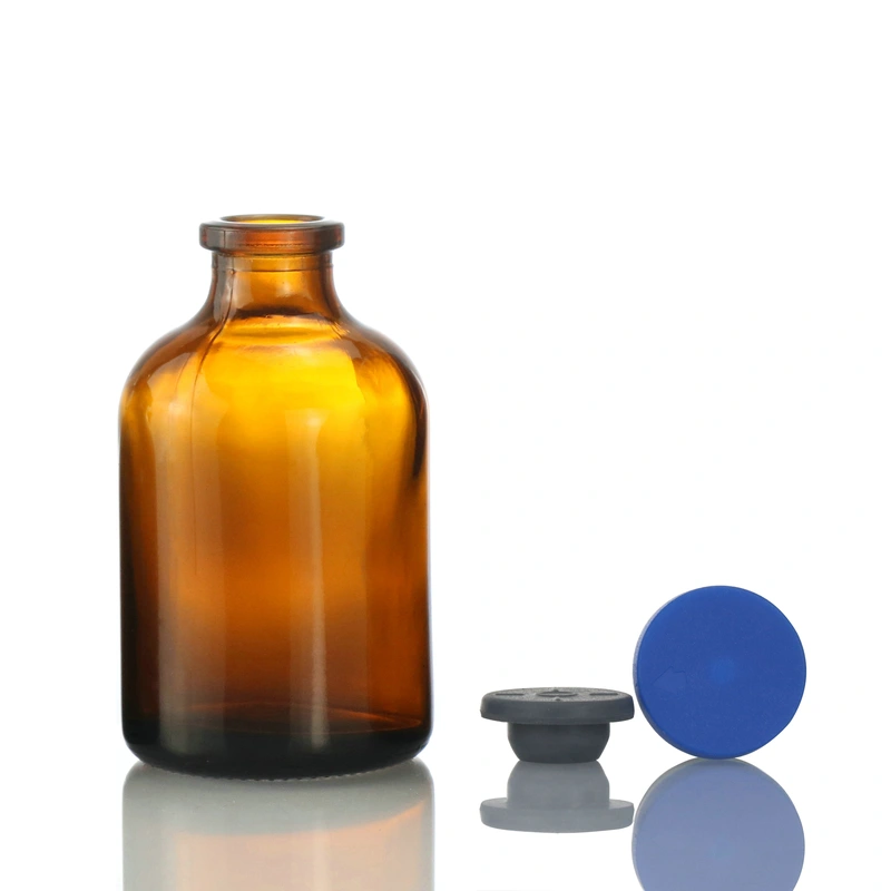 100ml 50ml 30ml 20ml 10ml Amber Clear injection glass vial 