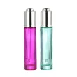 cosmetic round for liquid essential oil glass dropper bottle container