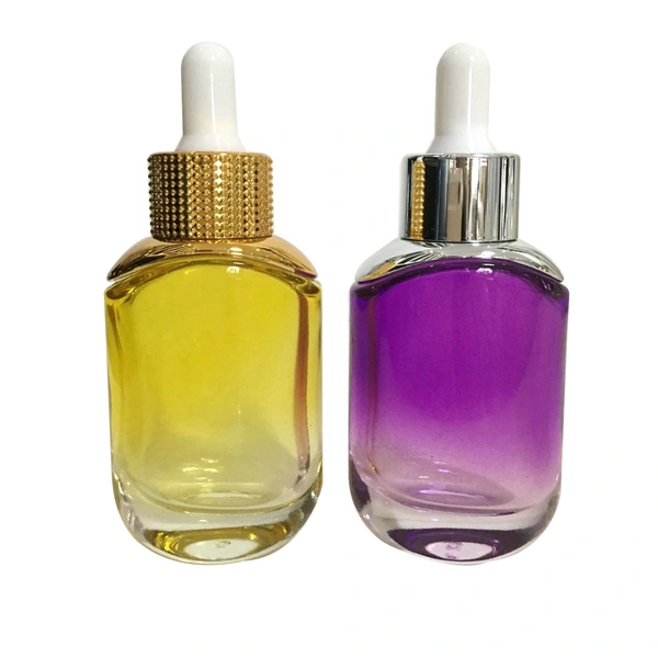 Cosmetic Skin Care Essential Oil 30ml Clear Glass Dropper Bottles