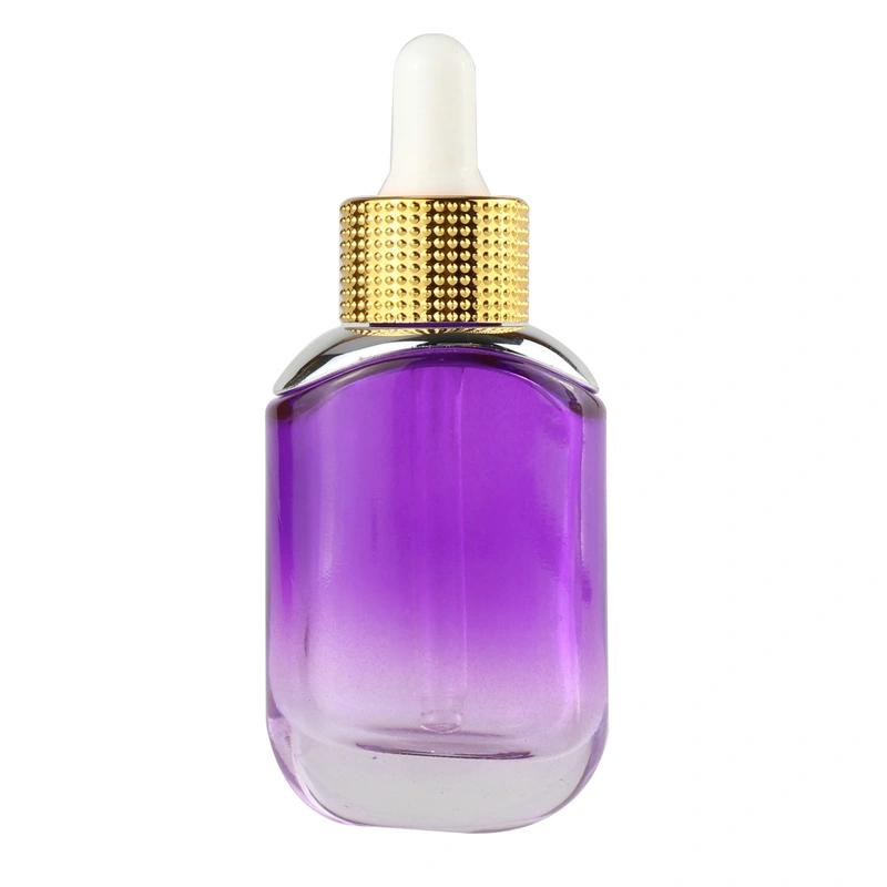 Cosmetic Skin Care Essential Oil 30ml Clear Glass Dropper Bottles