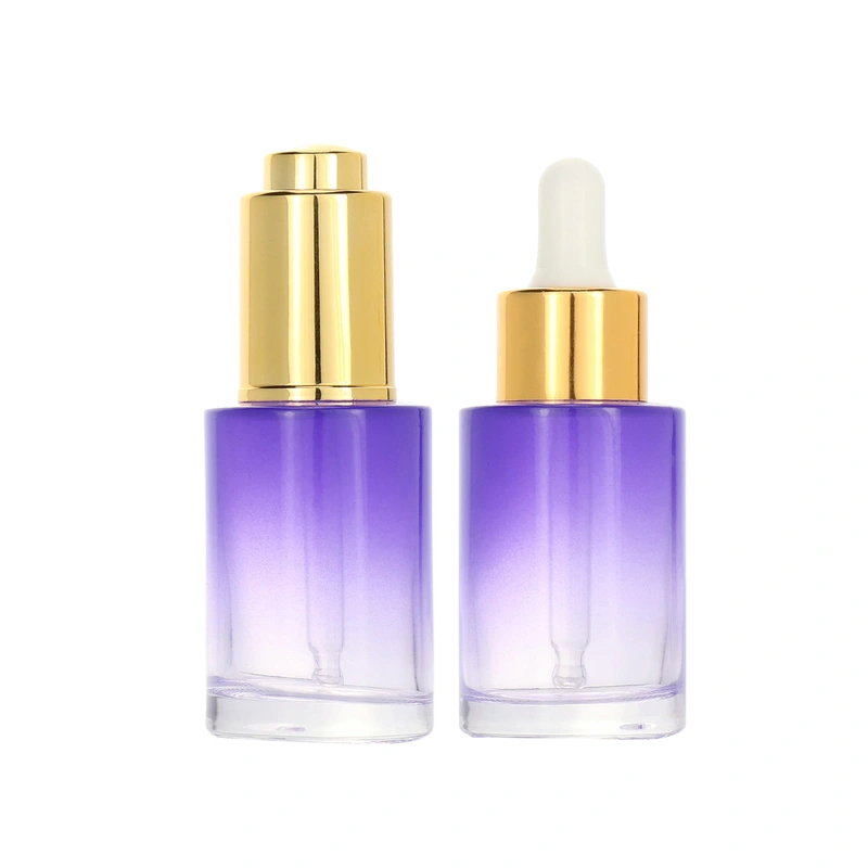 Hair Oil Bottle With Pump Dropper For Cosmetic Packaging 2oz