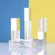 plastic liquid lipstick packaging empty circle square lip gloss tube