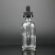 Clear Empty Glass Perfume Bottle with Three Kind Colors Spray Cap