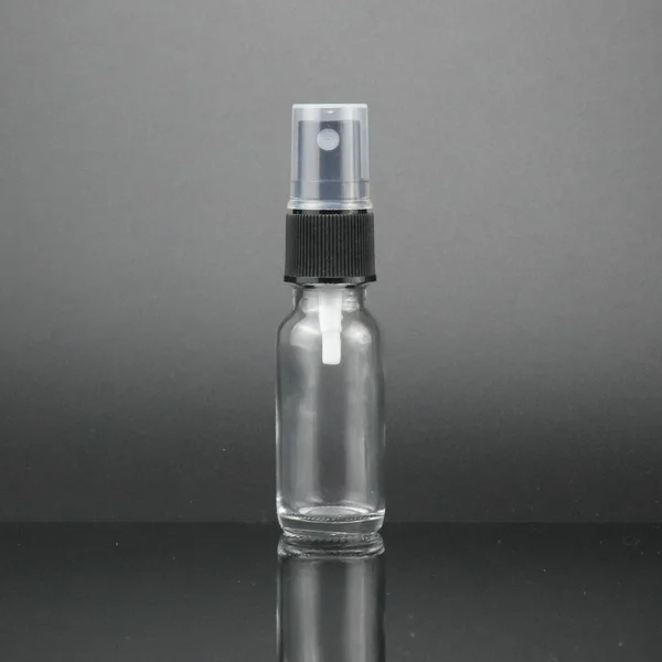  luxury empty perfume bottle round transparent glass bottle with box