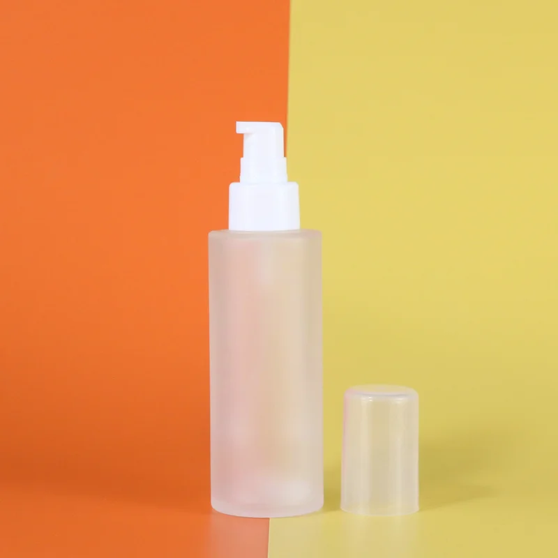 Cosmetic Glass Perfume Pump Bottles Cosmetic Glass Perfume Gift Bottle