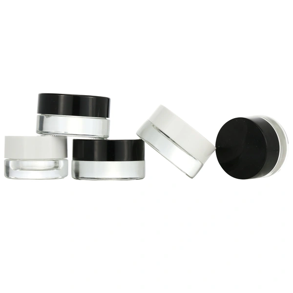  frosted glass cap cosmetic cream jar/container cosmetic packaging