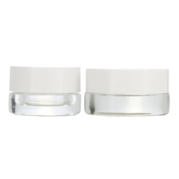  frosted glass cap cosmetic cream jar/container cosmetic packaging