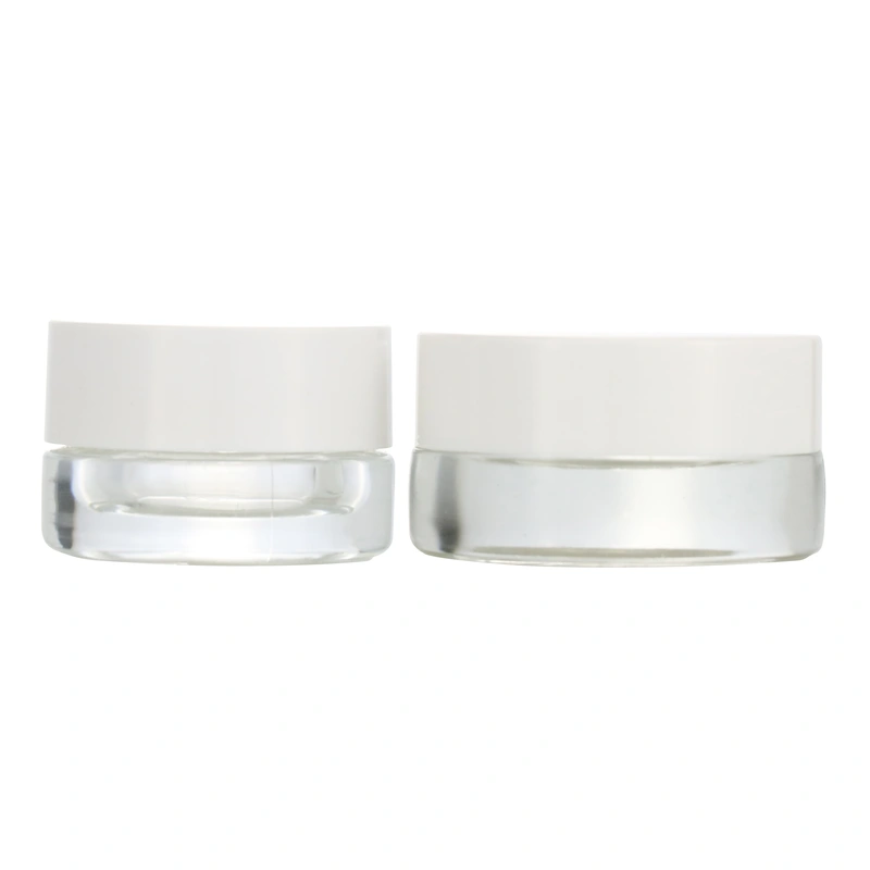  frosted glass cap cosmetic cream jar/container cosmetic packaging