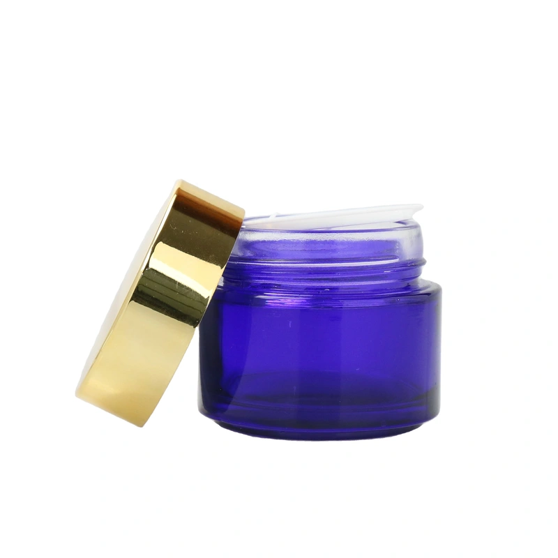 Frosted Glass Cosmetics Skincare Packaging Cream Jars 30g 