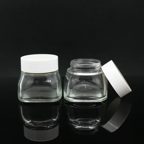 30g 50g 100g round white cosmetic cream jar skincare container