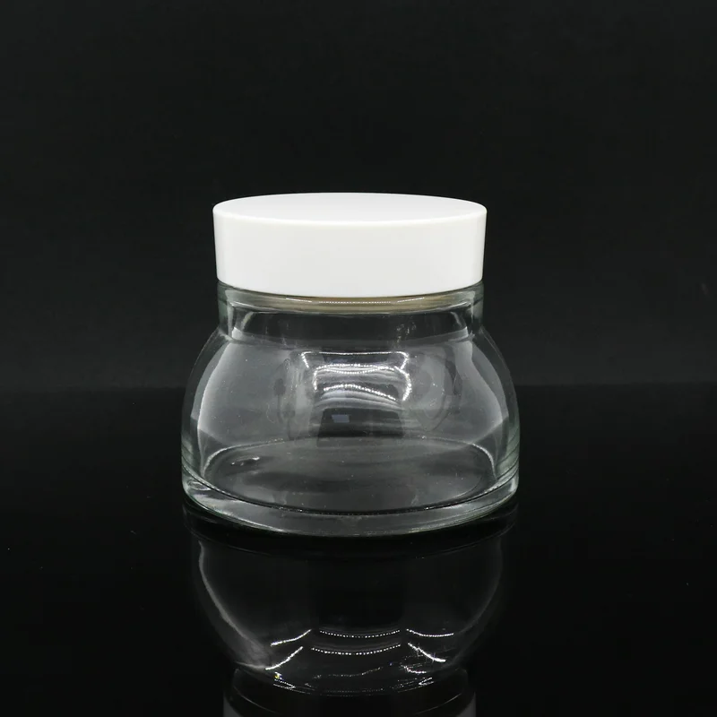 30g 50g 100g round white cosmetic cream jar skincare container