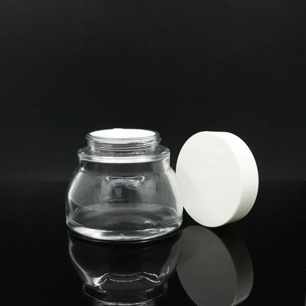 30g 50g 100g round white cosmetic cream jar skincare container