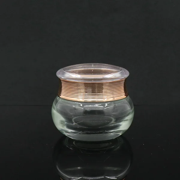  Cosmetic Cream Glass Jar With White Cap 50g 150g 