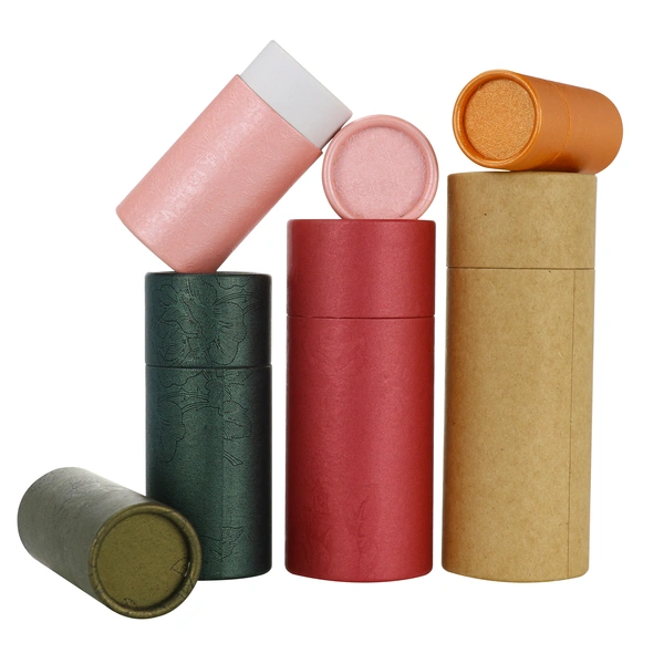 serum essential oil dropper glass bottle with paper tube