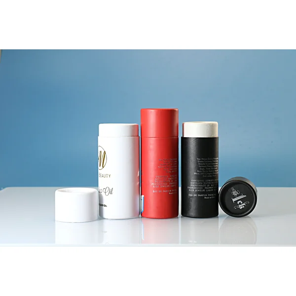 serum essential oil dropper glass bottle with paper tube