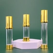  spray bottle airless bottle with electroplated aluminum cap 