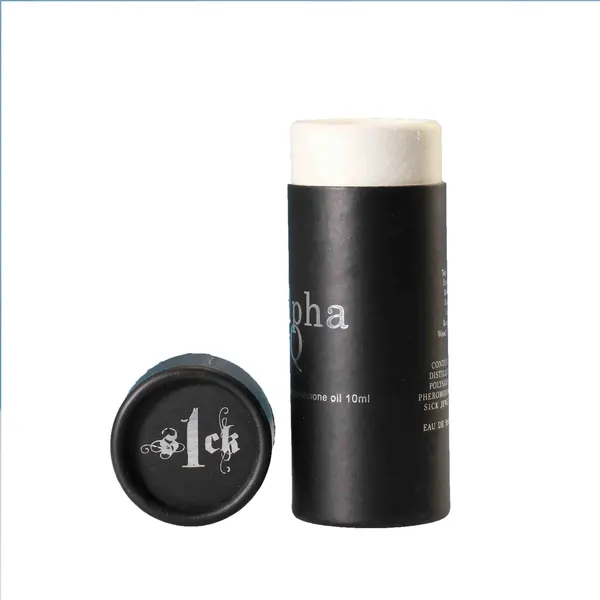 serum essential oil dropper glass bottle with paper tube