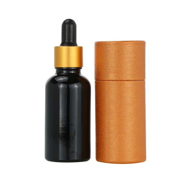 serum essential oil dropper glass bottle with paper tube