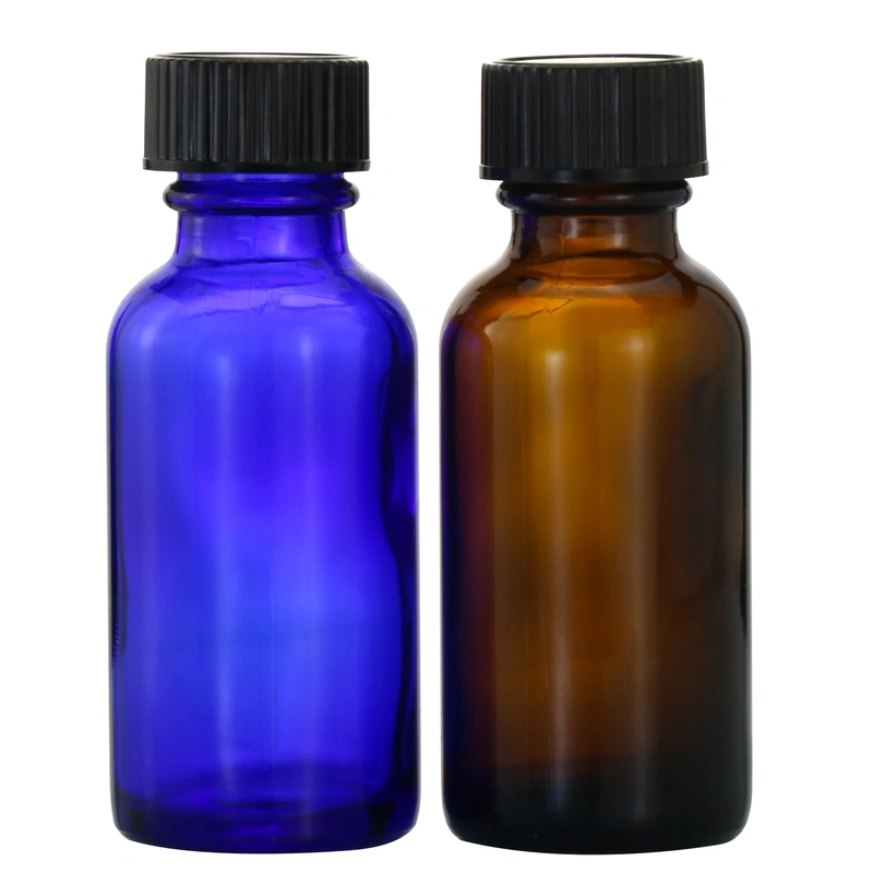 frosted empty perfume glass dropper spray boston round  bottle