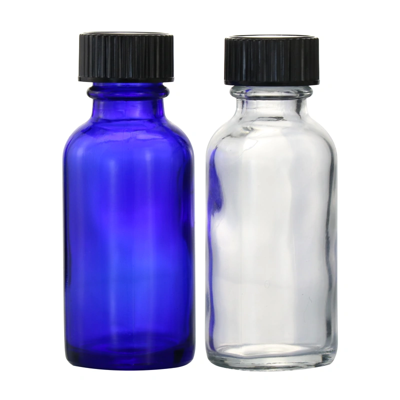 frosted empty perfume glass dropper spray boston round  bottle