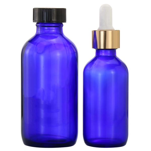 frosted empty perfume glass dropper spray boston round  bottle