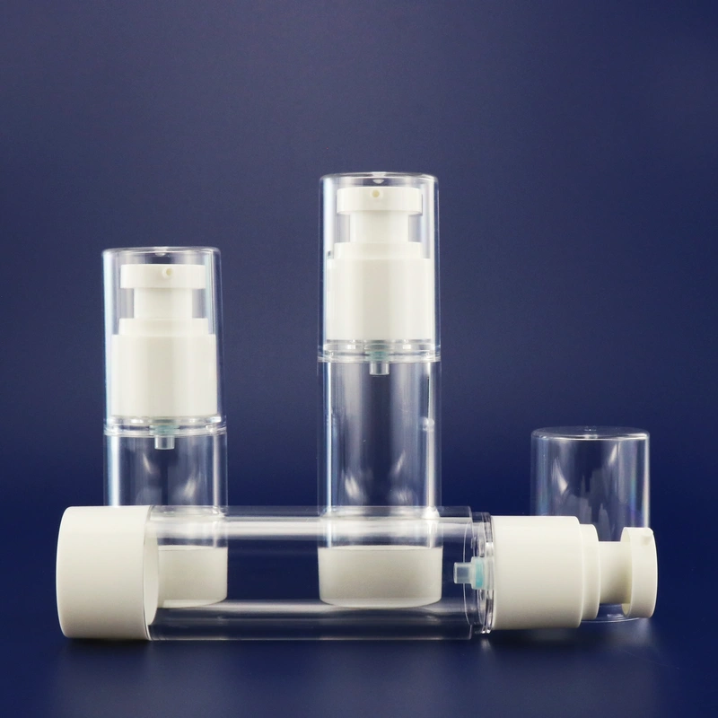 50ml face eyes cream airless lotion spray pump bottle 