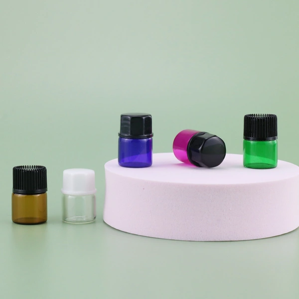 Pink Glass Dropper Bottle Sample Perfume Vial  Essential Oil Dropper Bottle