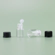 clear 1ml 2ml 3ml 5ml empty glass dropper cosmetic packaging small bottle