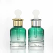 30ml clear empty l cream glass dropper serum round  cosmetic bottle