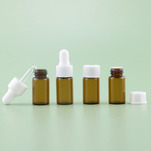Bottle Glass Jars and Bottle Sample Essential Oil Vials 