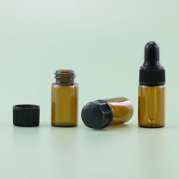 Cosmetic packing mini Vial 1ml 2ml 3ml 5ml body oil bottle 