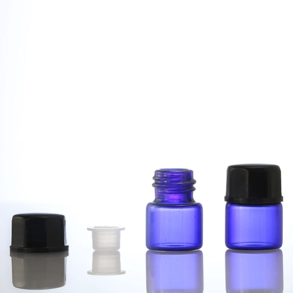  Portable Empty Essential Face Oil Serum Glass Bottle with Dropper