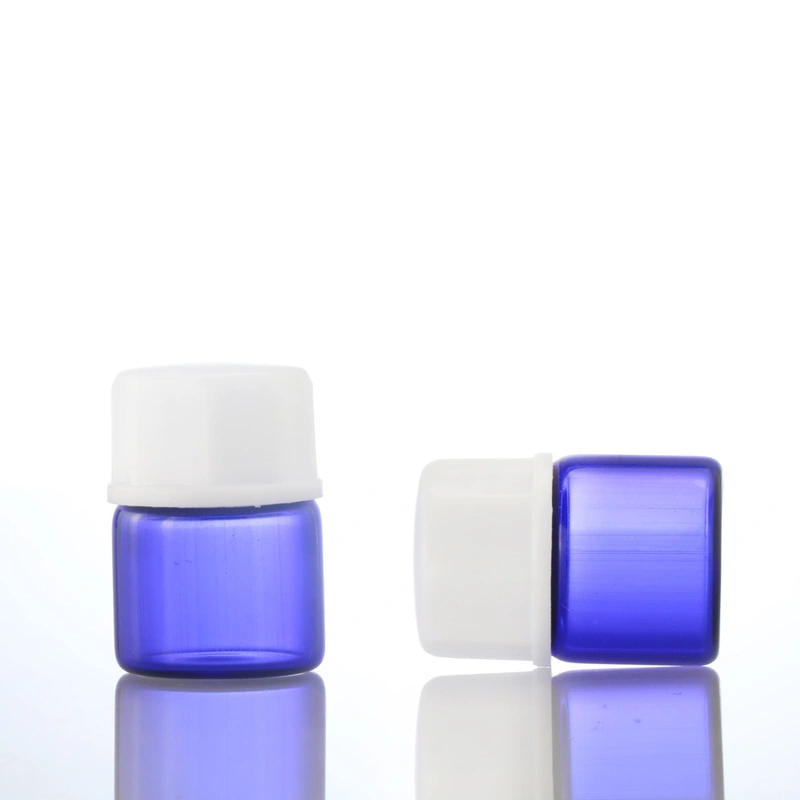 Cosmetic Dispenser Packaging 1ml 3ml 5ml 10ml Amber Clear blue bottle 