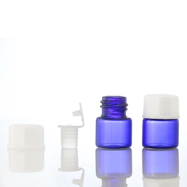 Cosmetic Dispenser Packaging 1ml 3ml 5ml 10ml Amber Clear blue bottle 