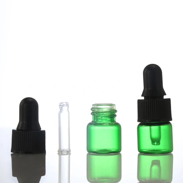Essential Oil Dropper Bottles Clear Mini 1ml/2ml/3ml Perfume  Mini Bottle 