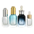 10ml square empty cream glass dropper serum round  cosmetic bottle