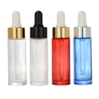 15ml 20ml 30ml  empty cream glass dropper serum round  cosmetic bottle