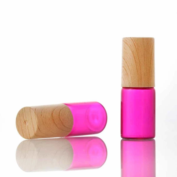 essential oil roller ball bottles with UV gold aluminum cap