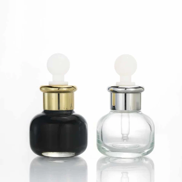 empty perfume cream glass dropper serum toner dropper 15ml  bottle