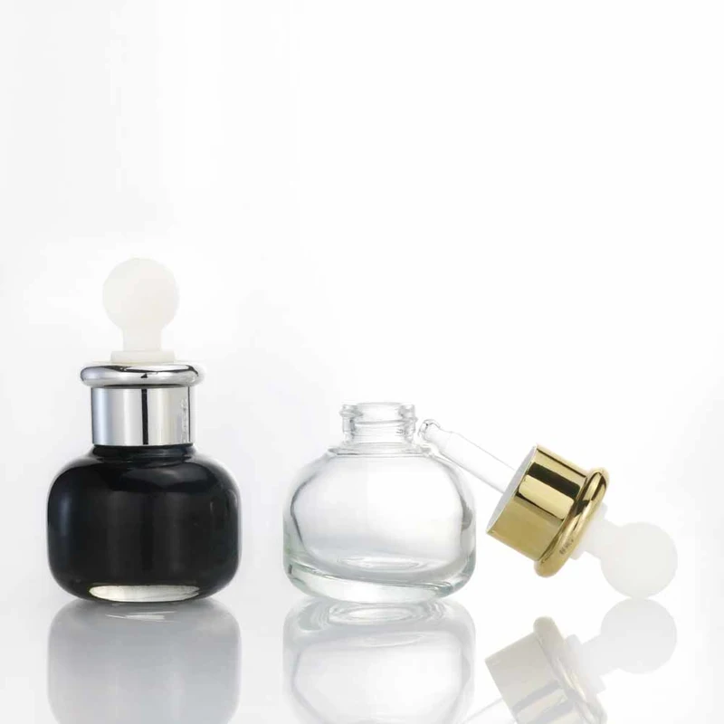 perfume cream glass dropper serum toner dropper 30ml  bottle