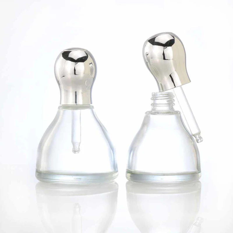 1oz perfume cream glass dropper serum toner dropper  bottle