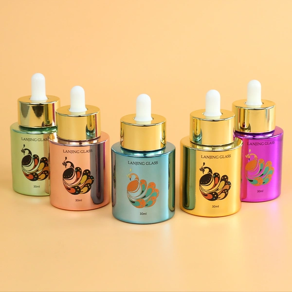 thick perfume cream glass dropper serum toner dropper  bottle
